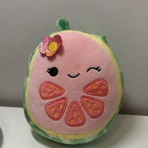 Cute Pink Fruit Squishmallow